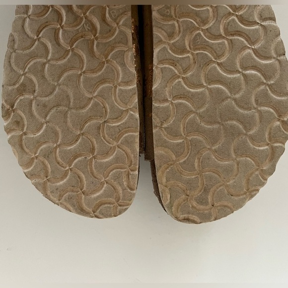 Birkenstock Arizona Khaki with Copper Splashes Big Buckle Sandals, size 42 - Picture 9 of 10